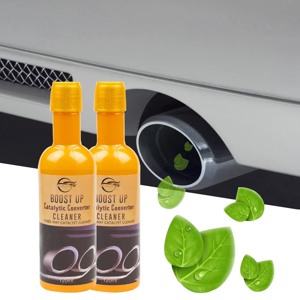 120ML Car Vehicle Engine Catalytic Converter Cleaner Multipurpose Deep Cleaning Booster Cleaner Catalytic Convertor Care Agent