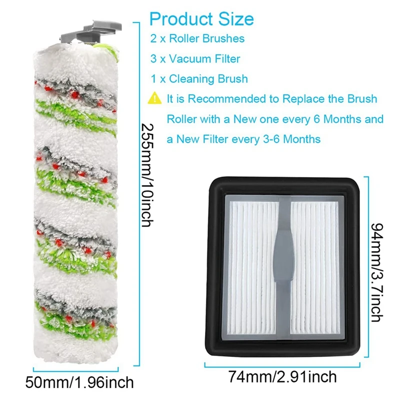 Accessoires pour aspirateur Bissell X7 3350F 2832Z 2955Z, brosse principale de remplacement, filtre HEPA, Promotion!