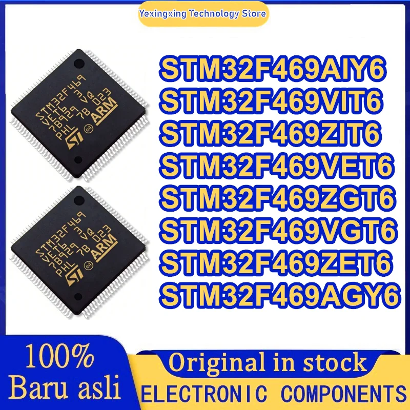 

STM32F469AIY6 STM32F469VIT6 STM32F469ZIT6 STM32F469VET6 STM32F469ZGT6 STM32F469VGT6 STM32F469ZET6 STM32F469AGY6 Микросхема на складе