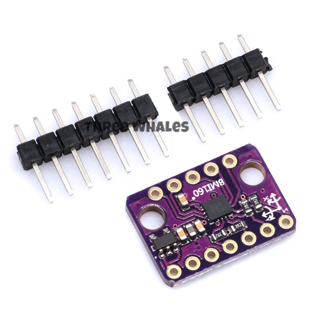 BMI160 6DOF 6-axis Rate Gyro Gravity Accelerometer Sensor Module IIC I2C SPI Communication Protocol 3-5V
