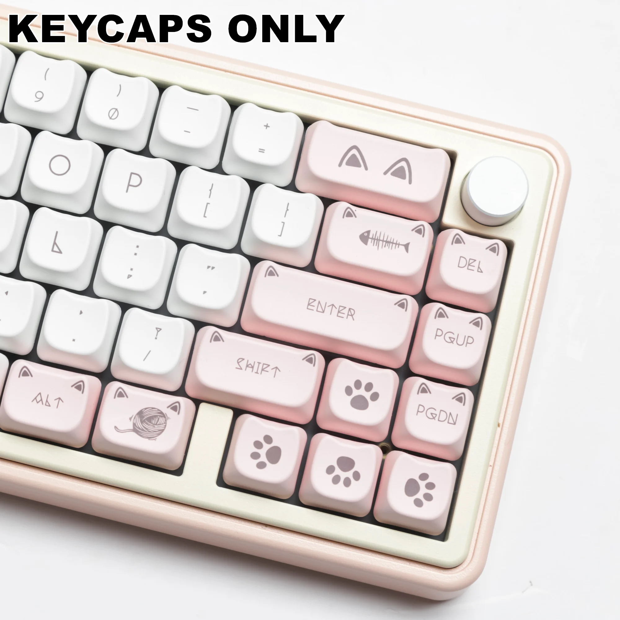 ชุดคีย์บอร์ด140ปุ่มสำหรับ MX Cherry Gateron, ชุดคีย์การ์ด PBT ย้อมสีโปรไฟล์ MAO