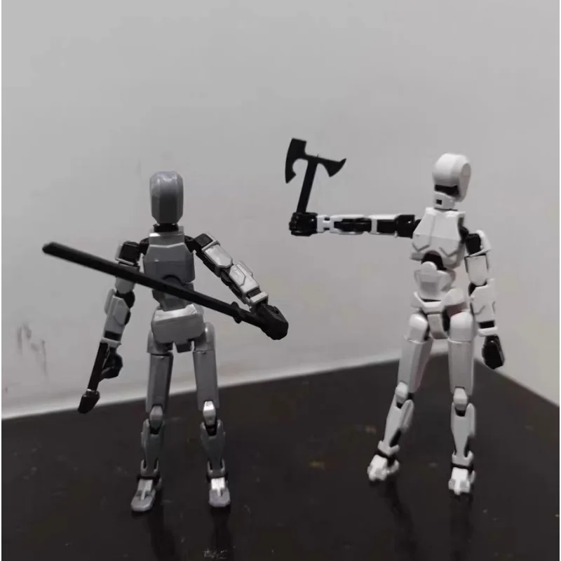 Lucky 13 Pop Speelgoed Gezamenlijke Beweegbare 3d Afdrukken 3e En 4e Generatie Marionet Transformatie Pop Diy Model Diamant Handstuk Gift