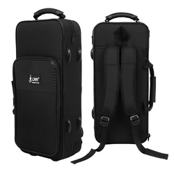 SLADE Portable Trumpet Storage Box Thickened Lightweight Backpack Adjustable Straps Wind Instruments Accessories