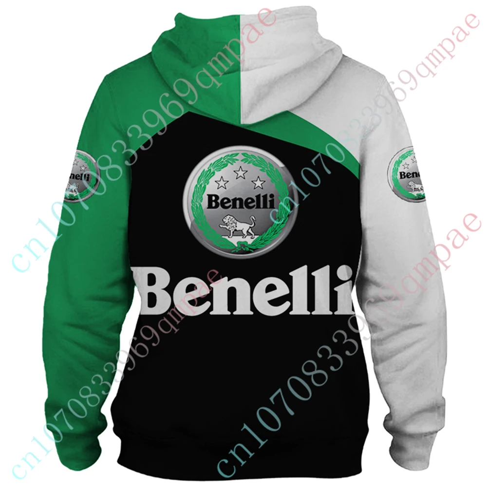 Benelli Hoodies For Men Women Anime Oversize Zip Hoodies Unisex Clothing Harajuku Pullover Top Casual Sweatshirt Custom Logo