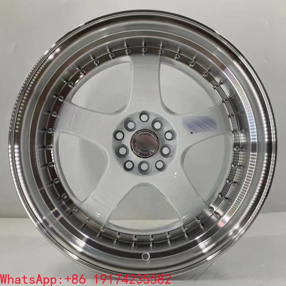 

5x108 5x112 5x114.3 5x130 5x120 2s Deep Dish Silver Color Concave Chrome Alloy 5 Hole Work Wheel Rims