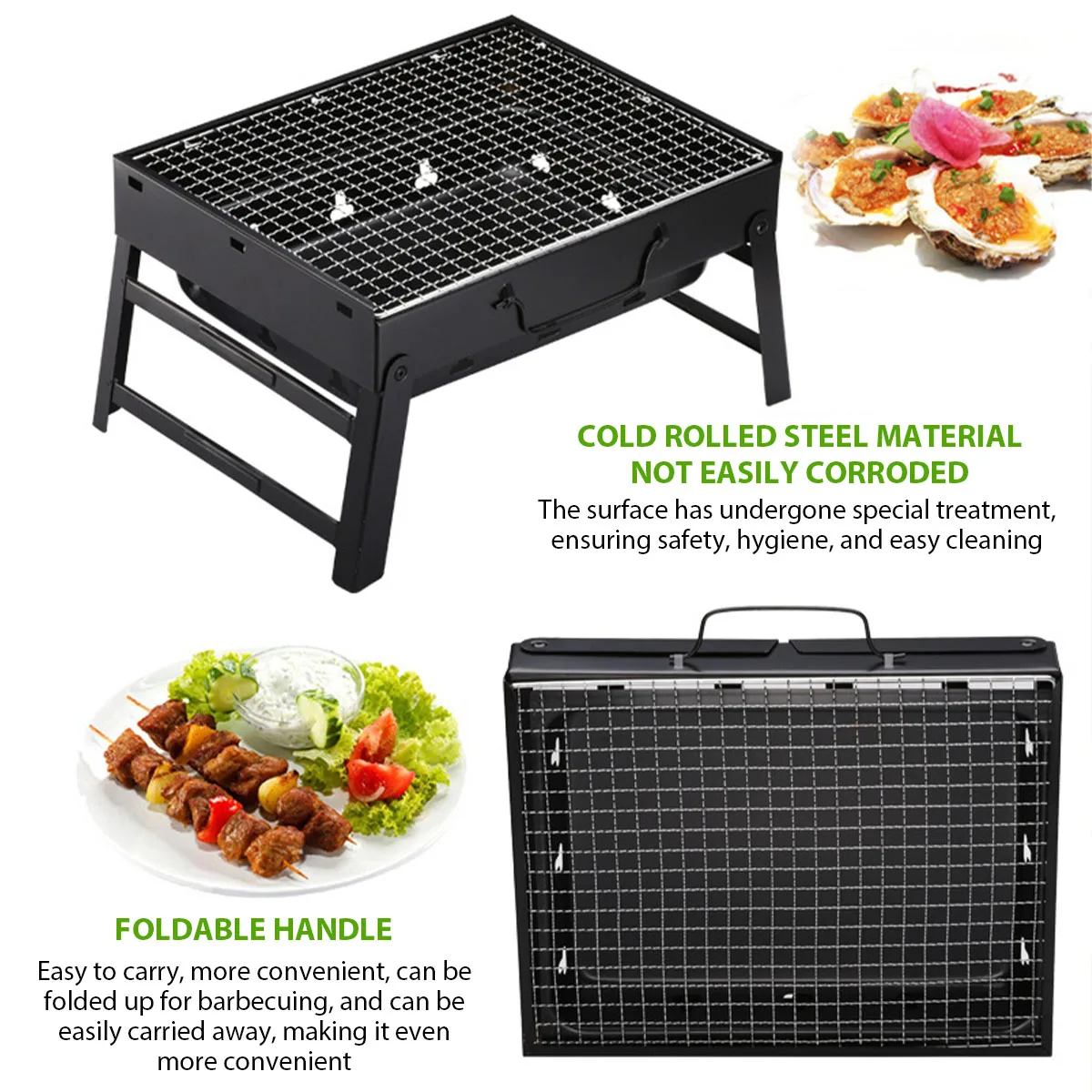 Portable Mini BBQ Charcoal Grill 2
