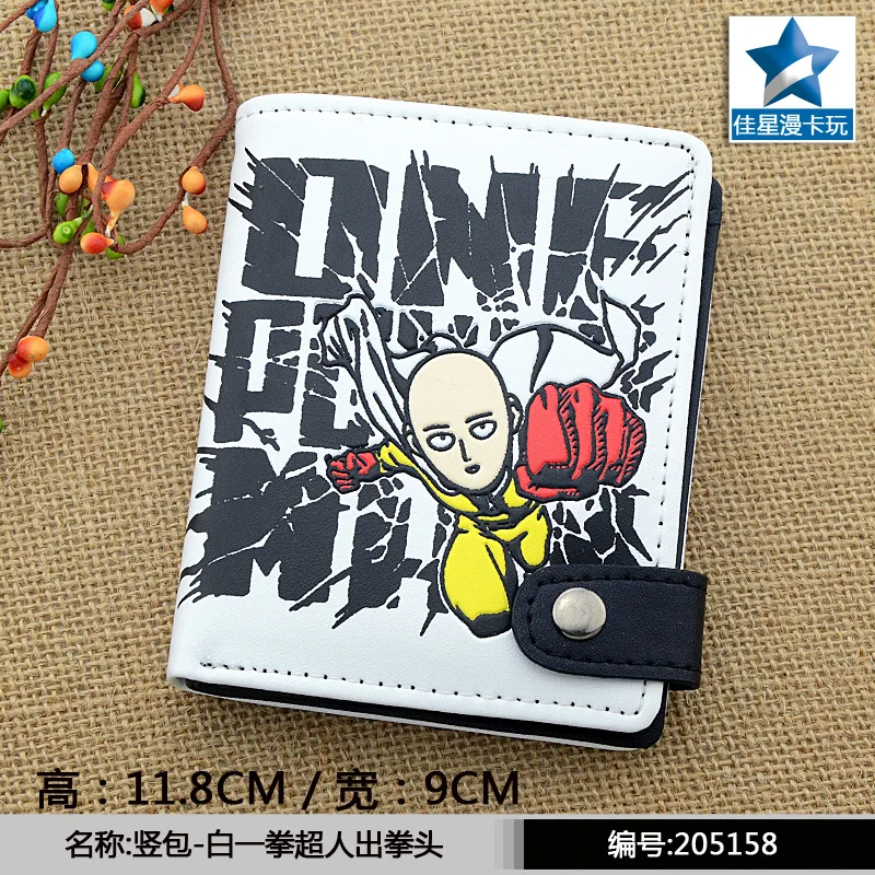 ONE PUNCH-MAN Saitama Snap-fastener Short Folding Wallet
