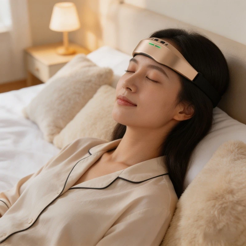 Elektrische Kopfschmerzen und Migräne Linderung Kopf massage gerät Migräne Schlaflos igkeit Freisetzung USB wiederauf ladbare Therapie Maschine entspannen Gesundheits wesen