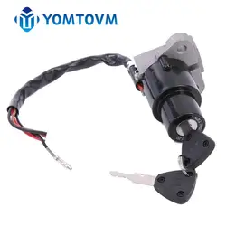 Motorcycle Ignition Switch Lock Keys For Yamaha DT125R XT600KN TZR250 FJ600 XJ750