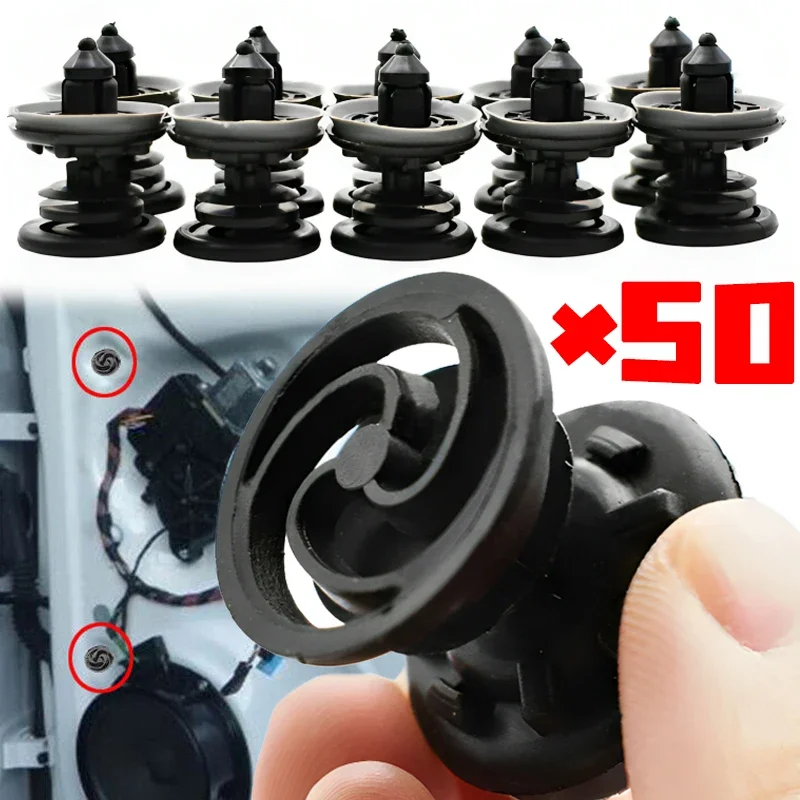 Wewnętrzne wykończenie drzwi samochodu Panel Push klipsy karta bramy ustalający zakładki wykończeniowe dla Volkswagen Audi Jetta Passat GolfA1A4A5A5A6A7A8Q5Q7RS5