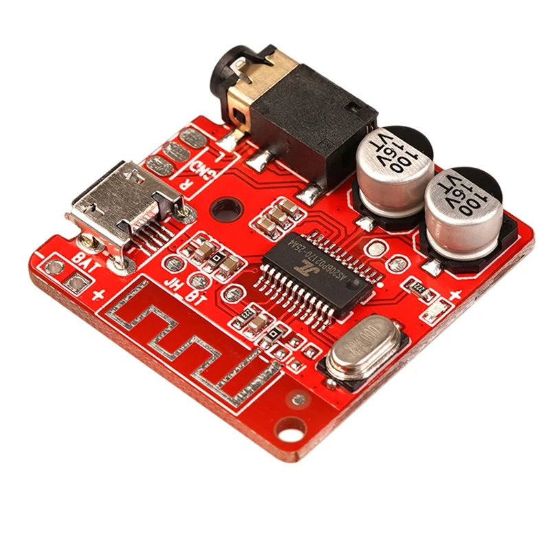 Carte décodeur MP3 sans perte Bluetooth 5.0, connecteur audio sans fil, technologie itude stéréo, 3.7-5V, rouge, bricolage