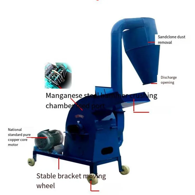 

2024 Hot Sale Hammer Flour Mill For Grain Spice Grain Crusher/flour Mill All In One Machine For Grain Processing