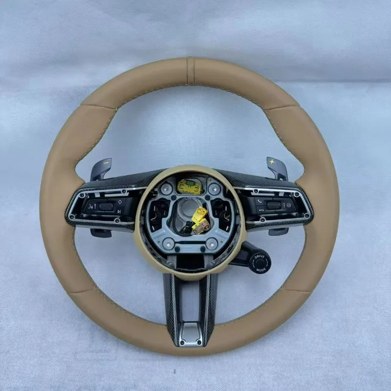 Customization Leather Steering Wheel Heating Function for 992 Carrera Cayenne Panamera Macan Taycan Cayman