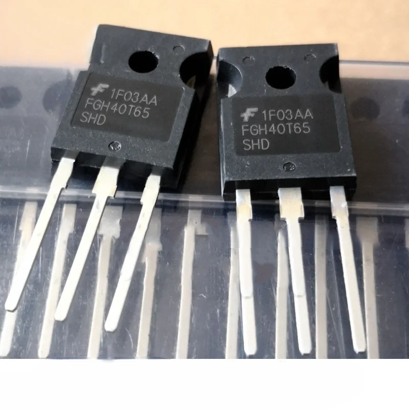 10PCS/LOT 100% New Imported Original FGH40T65SHD TO-247 FGH40T65SHD-F155 40N65 650V 40A Field Stop Trench IGBT Transistors