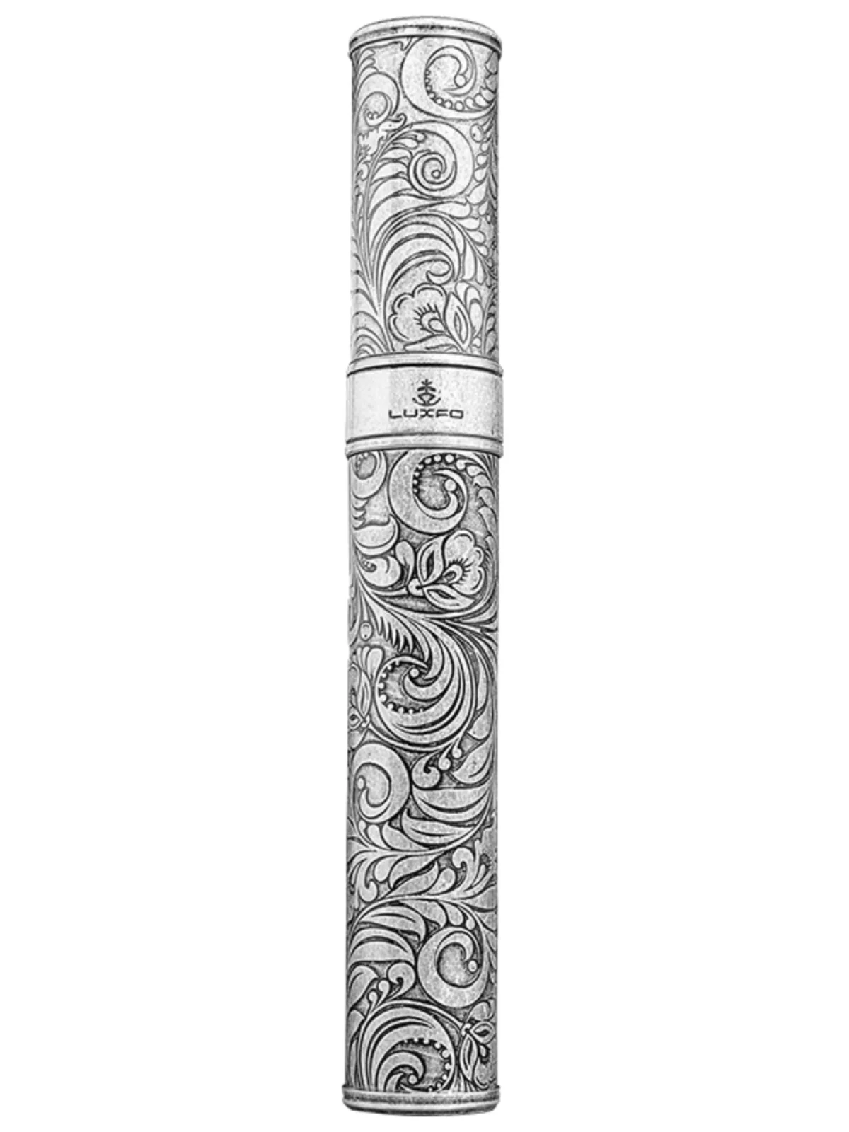 lubinski-portable-single-cigar-moisture-control-copper-and-stainless-steel-cigar-tube-high-end-cigar-accessories-vintage-style