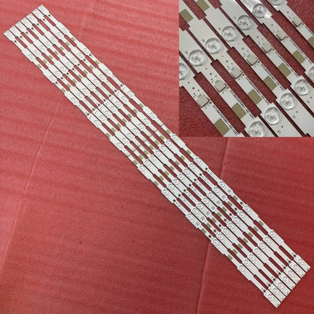 14pcs/set LED Strip for 12LED 55PUH4900 55PUH6400 55PUK6400 55PUX6400 55PUT4900 55PUT6400 55HFL5010T/12 LB55043 LB55052