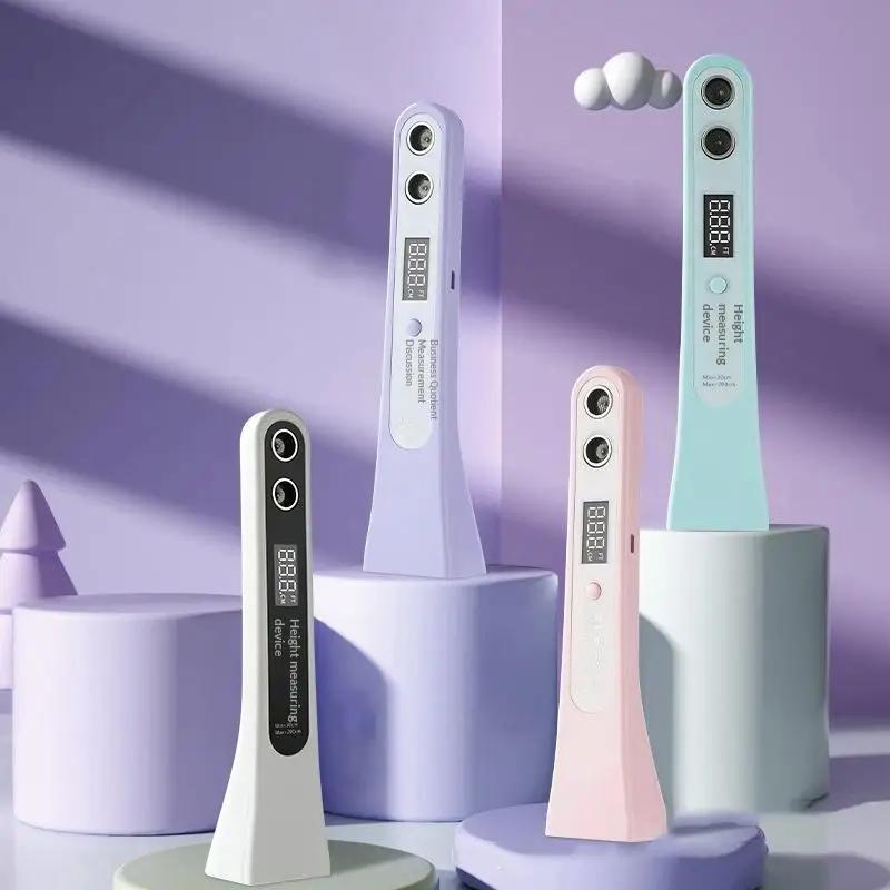 High Accuracy Ultrasonic Digital Height Measuring Ruler Lightweight Portable for Adult Child School  Families