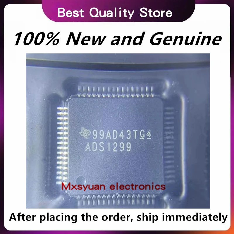 Original 1PCS/LOT ADS1299 ADS1299IPAG ADS1299IPAGR TQFP64 100% New and Genuine