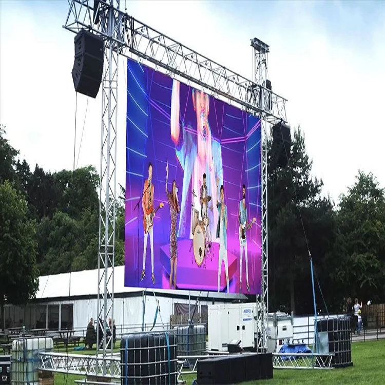 Panel de escenario pantalla Rgb gabinete ultrafino para exteriores 500*1000mm P4.81 pantalla SMD1921 a todo Color módulo de pantalla de vídeo Led