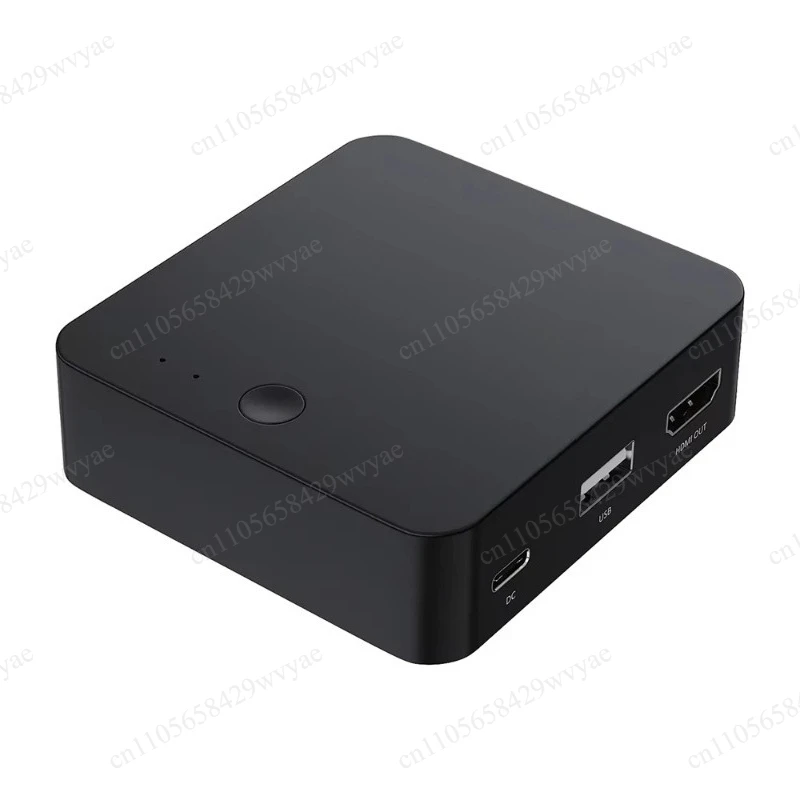 Portable Analog Video Digitizer for VHS Hi8 V8, MP4 Saving to USB Drive, Live Stream Available