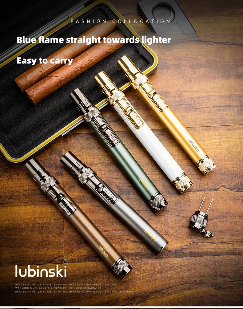 

Многофункциональная портативная зажигалка LUBINSKI с прямой пожарной машиной и открывалкой, серой иглой, элитный подарок