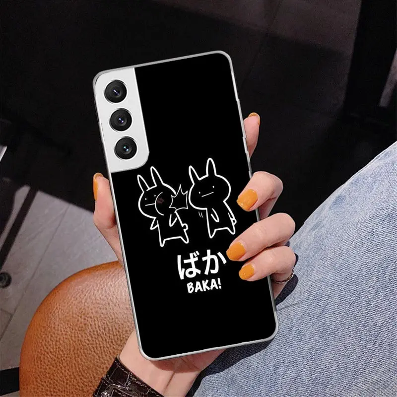 Japanese Aesthetic Text Letter Phone Case For Samsung Galaxy S24 S23 S22 S21 Ultra S10 Plus S20 FE S10E S9 S8 + Soft Cover Coque