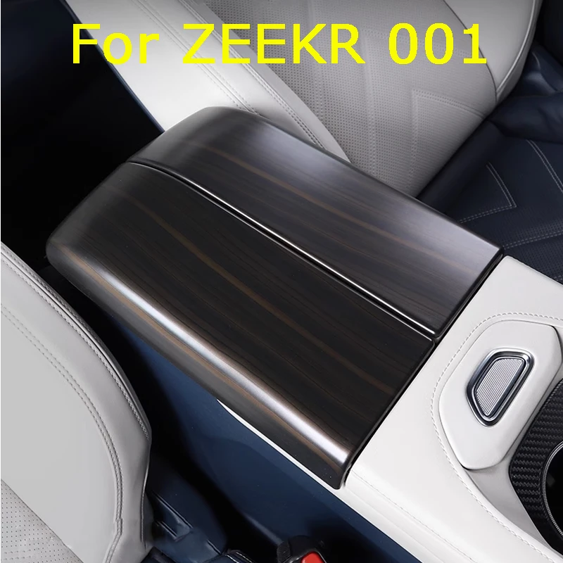 

Car styling For ZEEKR 001 Stowing Tidying Armrest box protect stickers covers Trim Auto Interior Accessories