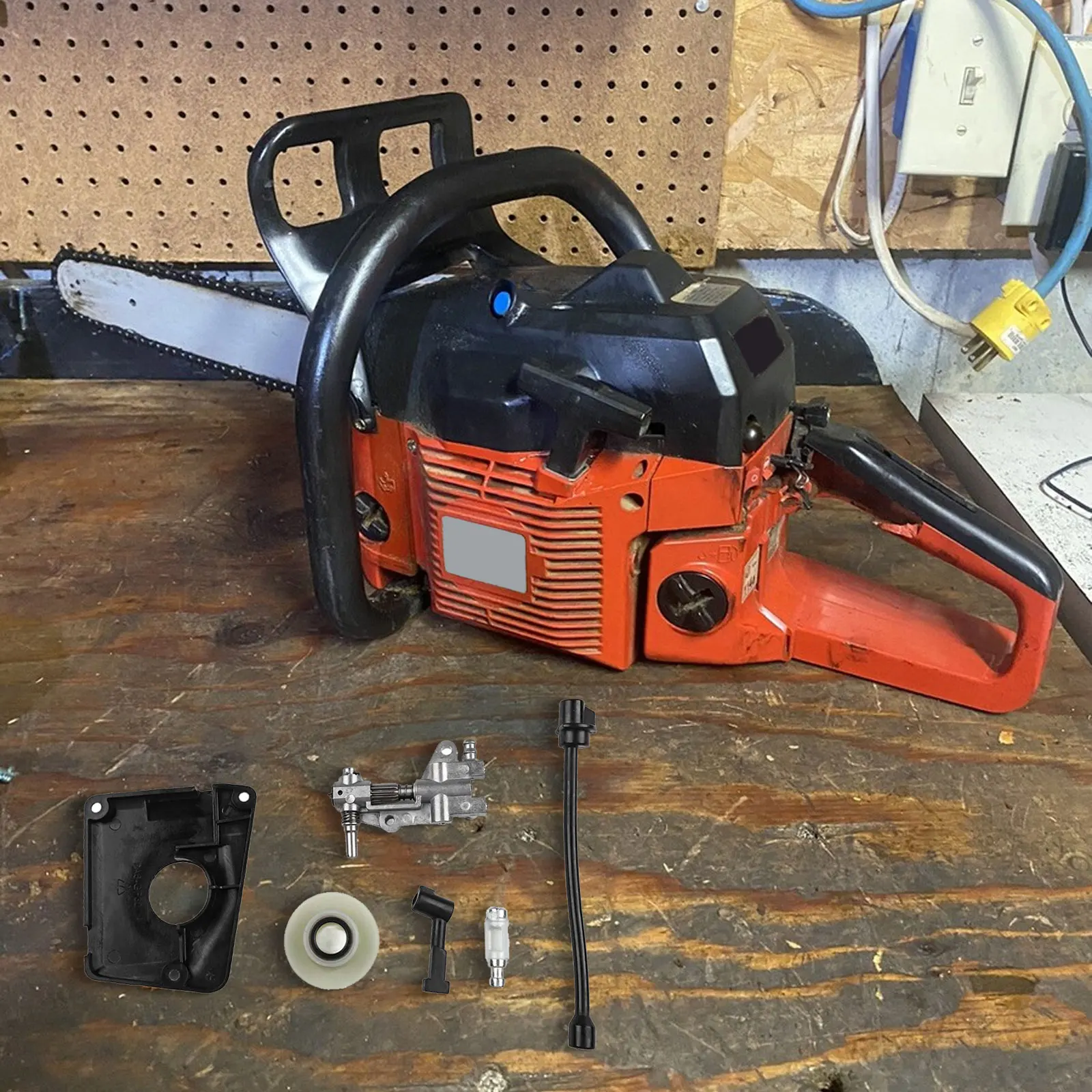 As Picture Chainsaw Filter Pipe Complete Chainsaw Maintenance Kit Accessory Kit Chainsaw Oil Kit Easy Installation Process