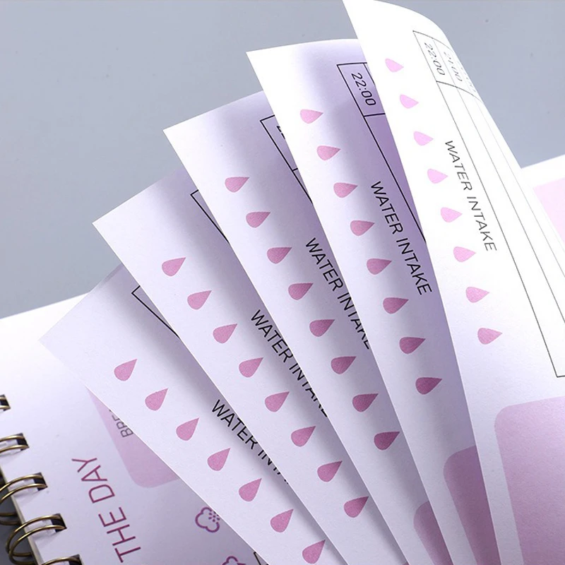 To Do List Notebook 120 Pages Daily Plan Coil Notebook Spiral Notepad Planning Hourly Scheduling Notebook Schedule Book