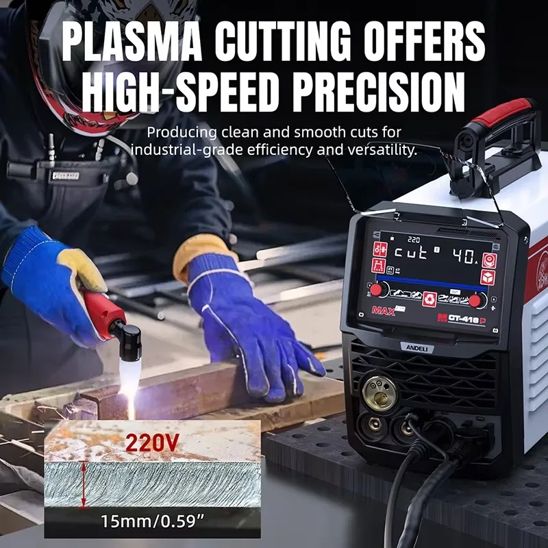 

Многофункциональный сварочный аппарат 5-в-1 MCT-416P (MIG, LIFT TIG, MMA, CUT) 220В, высокочастотный, от производителя