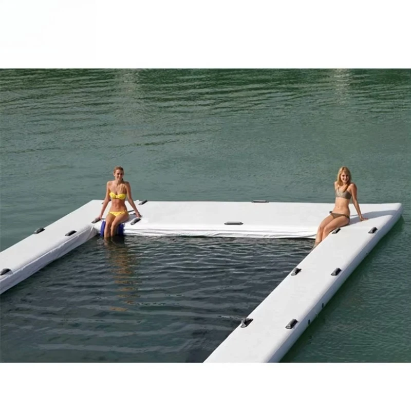 Removable Inflatable Yacht Floating Ocean Sea Swimming Pool Big Inflatable Pool for Yacht Boat