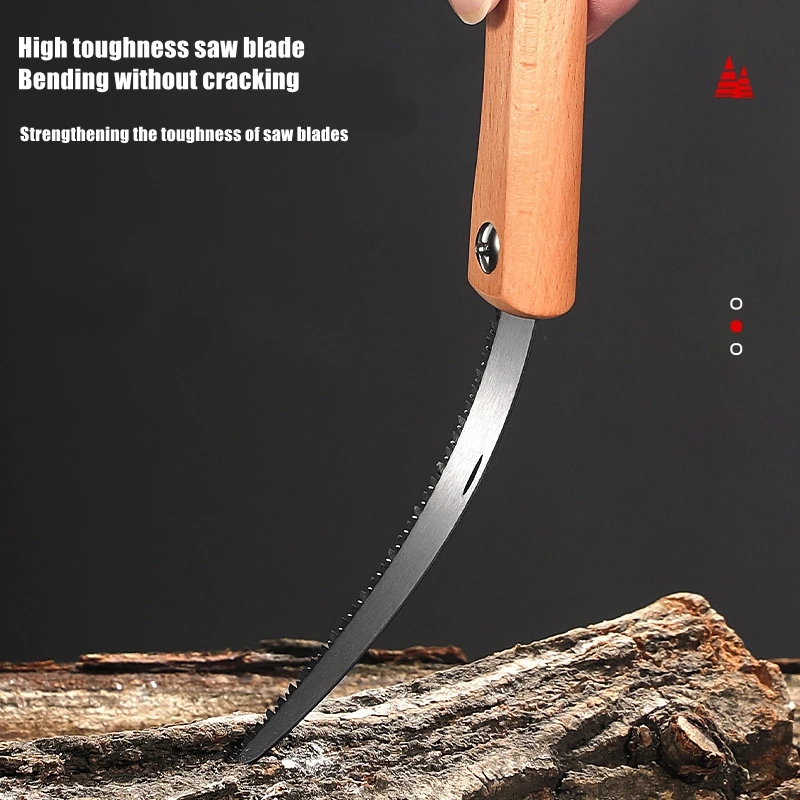 Folding Mini Hand Saw Non-slip Wooden Handle Pull Foldable Saw Flush Cut Trim Saw For Handsaw Woodworking Plastic Cutting Tool