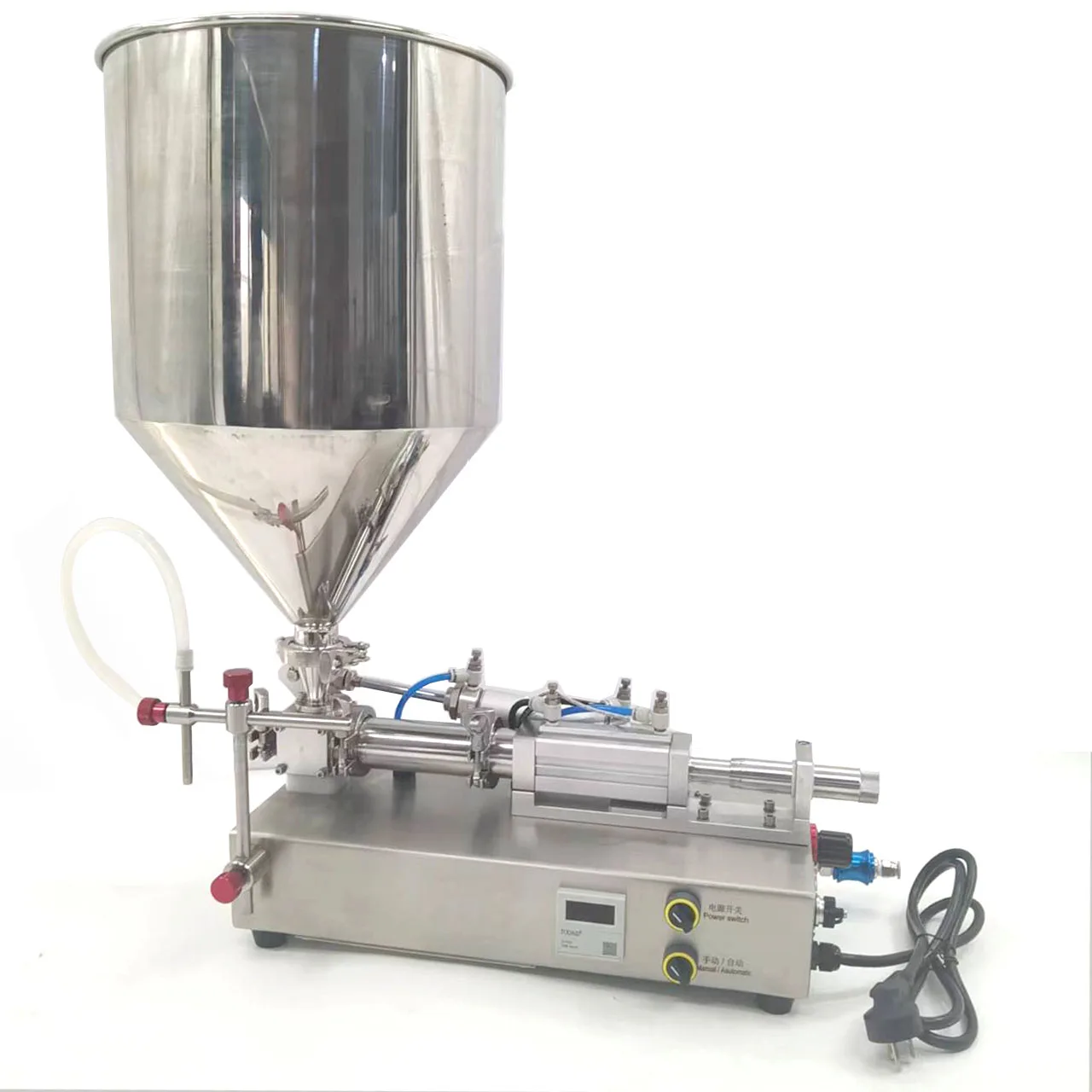 PLC Controlled Semi Automatic Electric Liquid Filling Equipment for Beverage and Edible Oil Filling