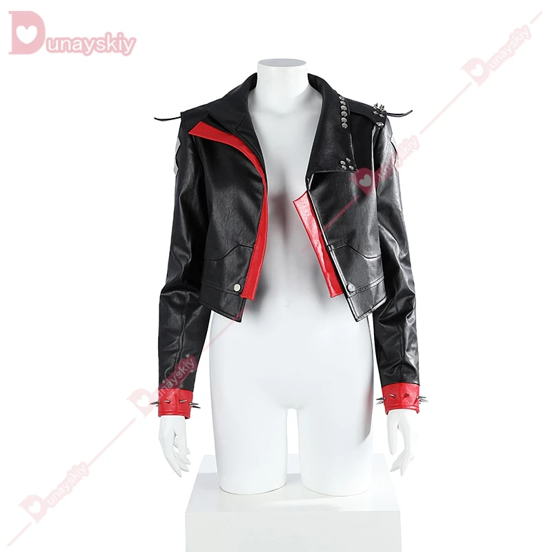 Arcane Vi Cosplay Costume Game LOL Vi Costumes Leather Coat Outfit Halloween Christmas New Year Party Deguisement Customized