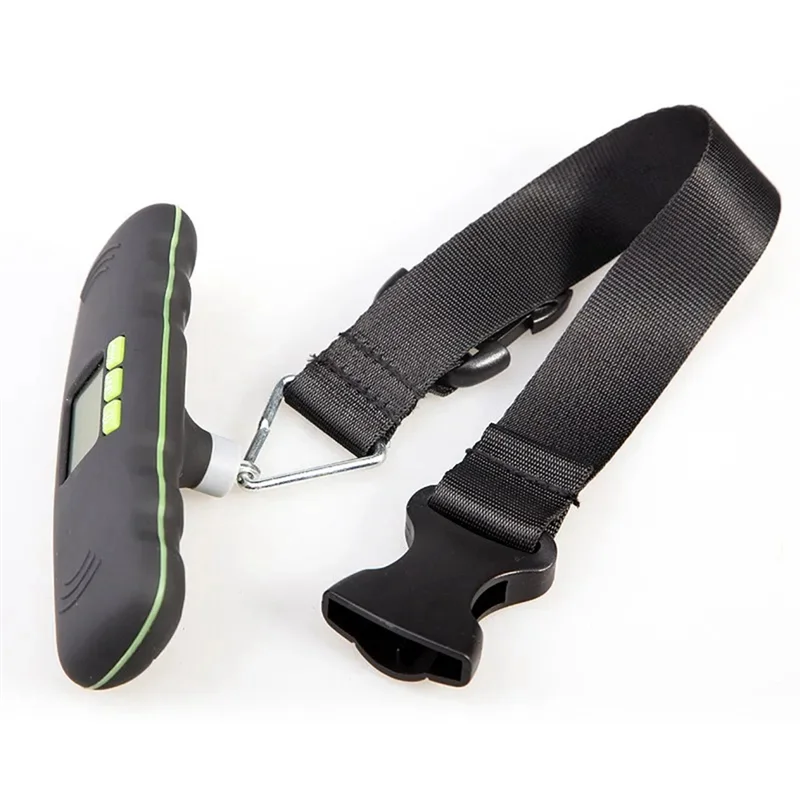 ABRT-Portable Scale Digital LCD Display 110Lb/40Kg Electronic Luggage Hanging Suitcase Travel Weighs Baggage Bag