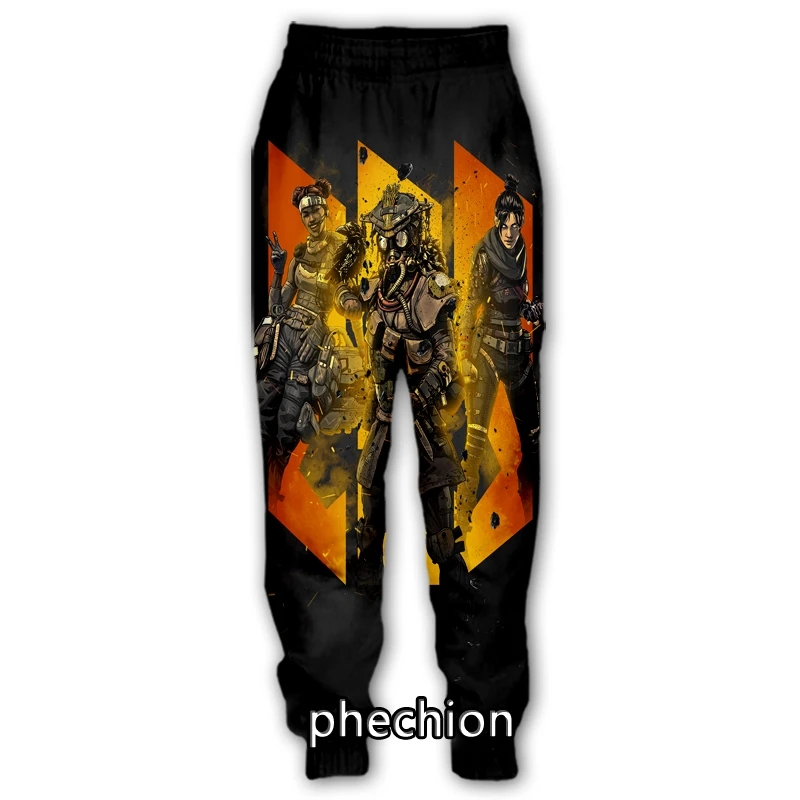 

phechion New Men/Women Apex Legends 3D Printed Casual Pants Fashion Streetwear Men Loose Sporting Long Trousers F192