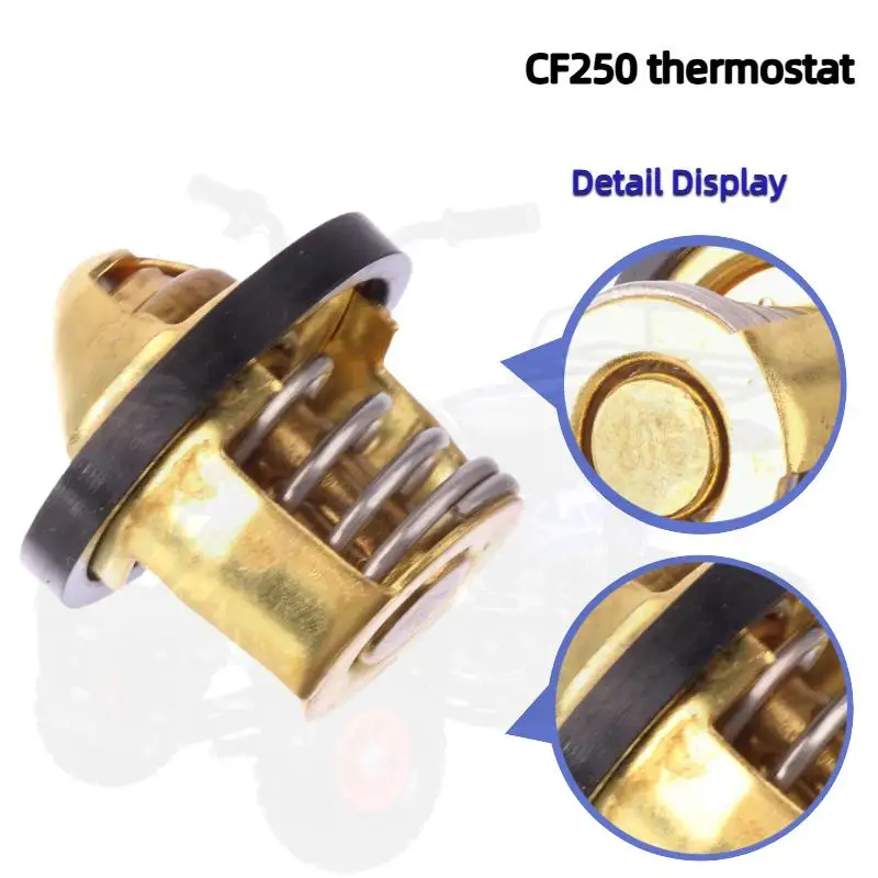 

Gold CF250 Thermostat - Reliable Component for ATV Motorcycle All-Terrain Accessory Assembly