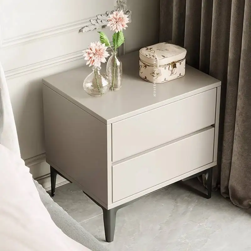 #Drawer Decorations Bedside Table Modern Japanese Girls Minimalist Bedside Table Cabinets White Mesitas De Noche Furniture