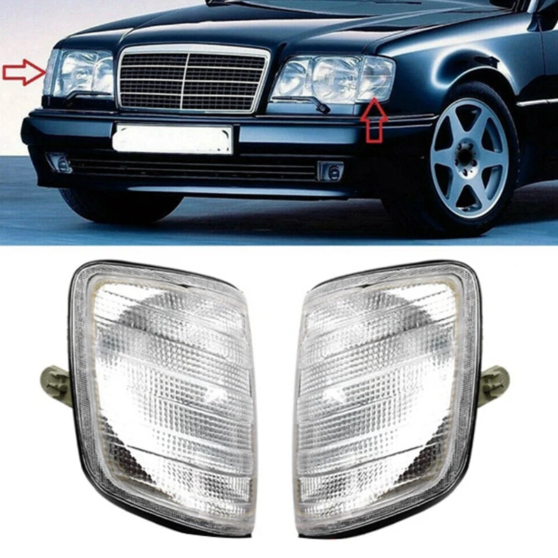

1 пара угловых габаритных огней указателей поворота для Mercedes W124 E-Class 1985-1995 1248260043 1248260743 1248260143