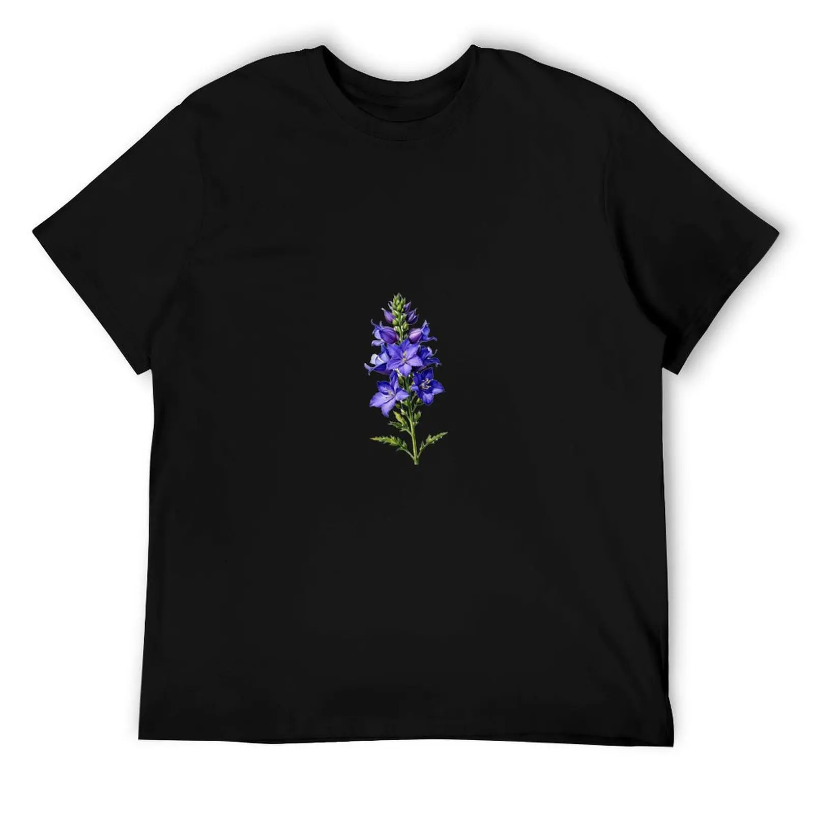 

July Larkspur T-Shirt cotton t shirts man 100% t shirts for man cotton T-Shirt