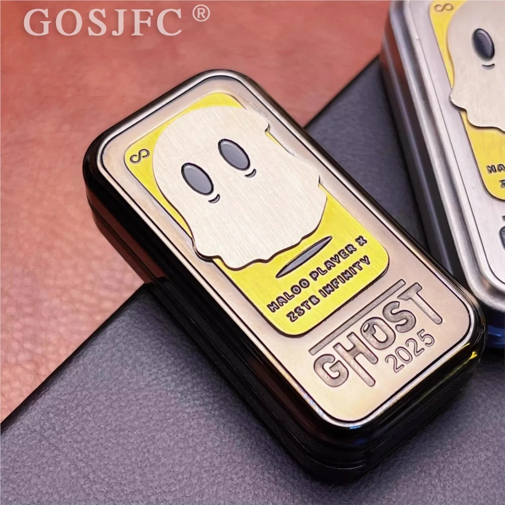 Hooloo EDC 2025 メカニカルゴーストエクストラロングパラグラフ高密度タッチダイレクトプッシュスライダーメカニカルディンディン EDC ストレスリリーフおもちゃ