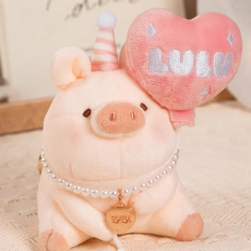 52toys Lulu Świnka Seria Generic Kolekcjonerskie Pluszaki, Kolekcjonerski Brelok, Zawieszka do Torebki, Prezent Kolekcjonerski