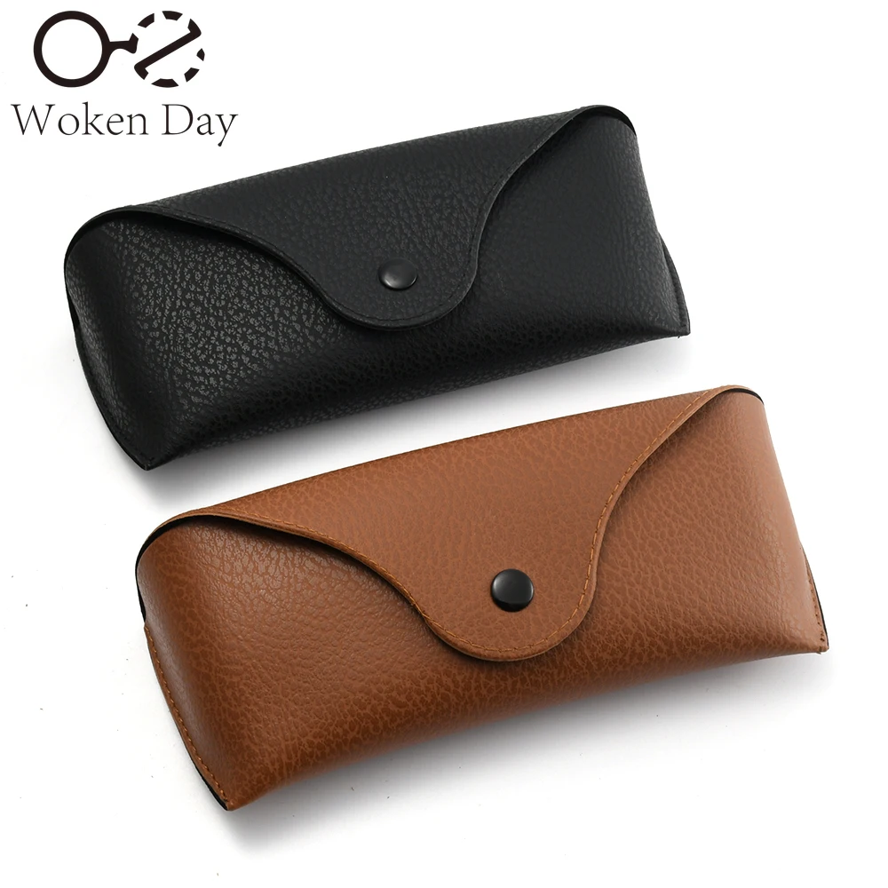 Fashion Leather Soft Sunglasses Case For Men Luxury Designer Portable Glasses Box Bag Hard Protector Eyeglasses Accessories