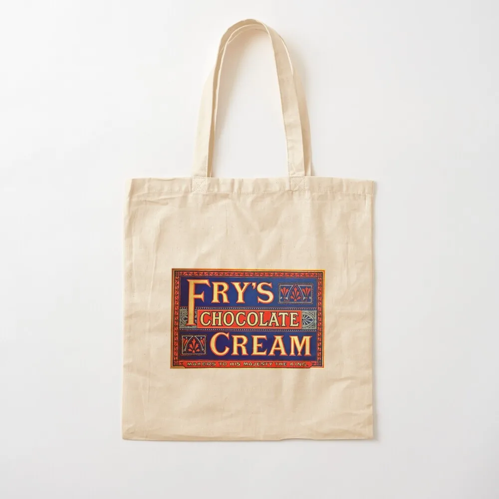 

Vintage Fry's Chocolate Cream advert Tote Bag Lady bag shopping bag logo Canvas Tote