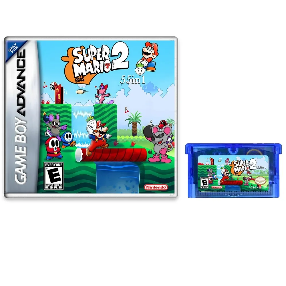 Super Brothers 2 55in1 all-in-one card GBA 2D adventure game card, US version English