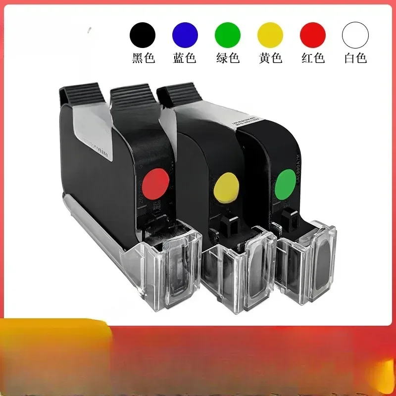 Handheld Ink Jet Printer Universal Ink Cartridge Date High Adhesion Black Quick-Drying Solvent Cartridge factory price