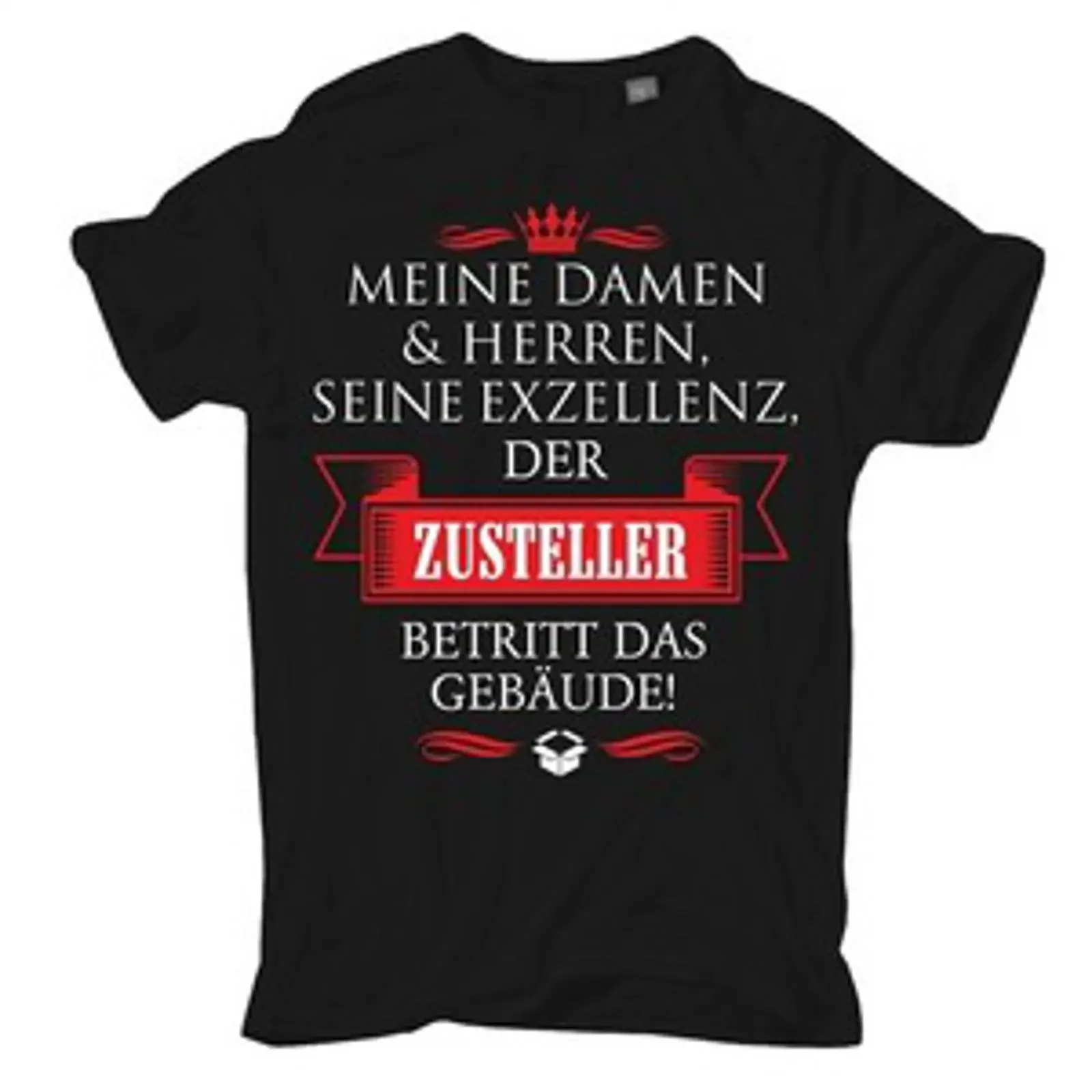 T Shirt Seine Exzellenz DER ZUSTELLER Postbote Briefträger Paket Beruf S 10XL vintage Washed Comfortable Soft Unisex Versatile