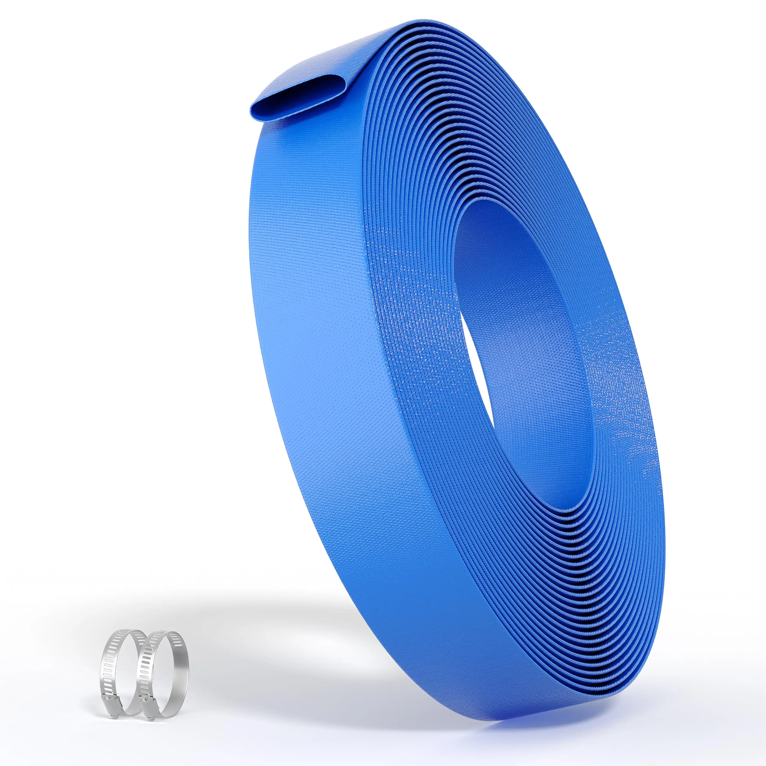 Pool Backwash Hose Heavy Duty 2 Inch - Stevige blauwe PVC-slang voor het terugspoelen