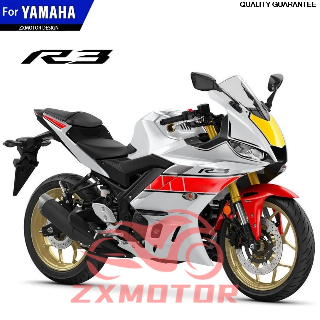 

Комплект обтекателей для мотоцикла YAMAHA R3 R25 2019 2020 2021 2022 2023, настраиваемые обтекатели YZF R3 19 20 21 22 23