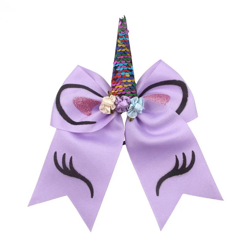 1pc Girl Sweet Unicorn Hairband Elegant Bow Decoration Festival Party Performance Women's Exquisite Hair Accessories view 4